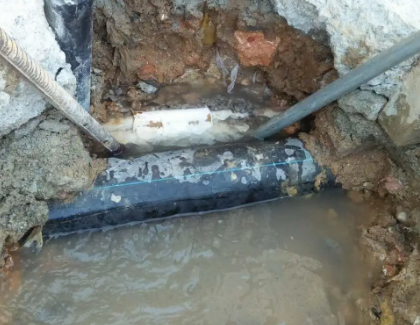 山丹测漏水之水管漏水